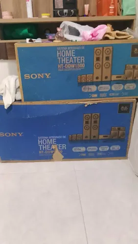 Home theater novo na caixa Sony muito potente