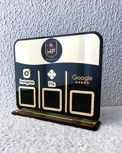 #01 PLACA QR CODE PERSONALIZADA