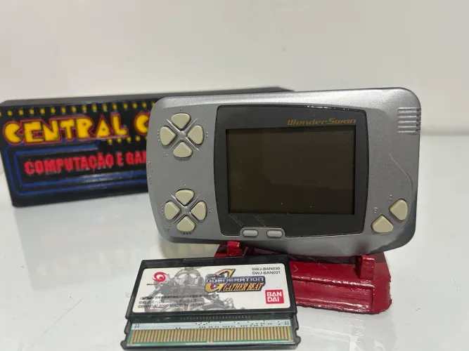 Wonderswan Silver Metálica + Cartucho Gundam