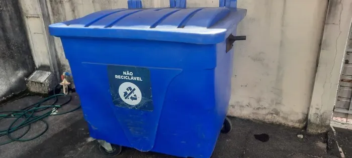 Container de Lixo 1000 Litros Plástico Resistente 