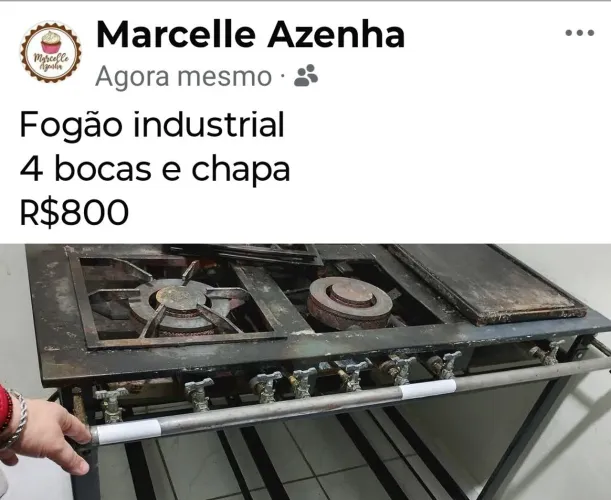 Fogao industrial
