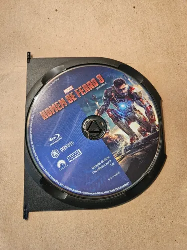 Blu-ray Homem De Ferro 3 Mídia Avulsa Original Marvel