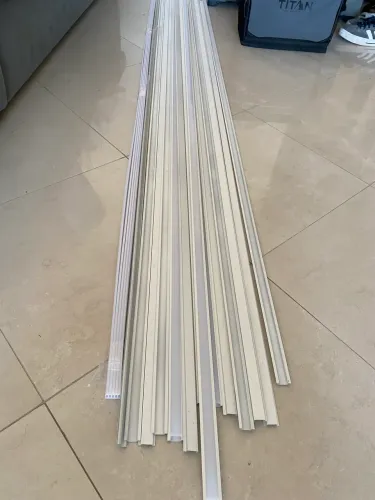 16 perfis de led de 17x 7 por 2 m de imbutir 