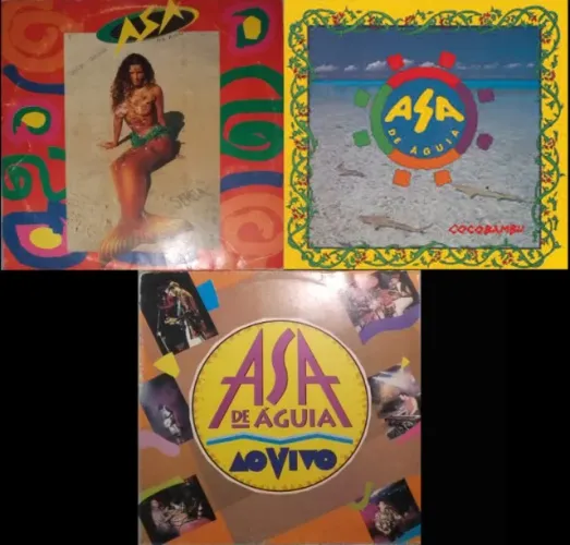 3 LPs Asa de Águia, Axé Bahia