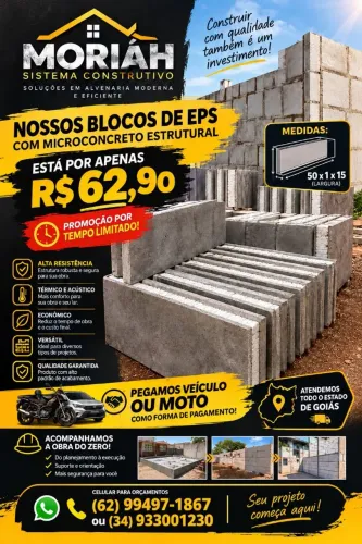 Blocos de EPS PROMOÇÃO