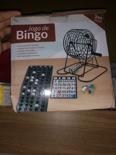 Vendo jogo de bingo