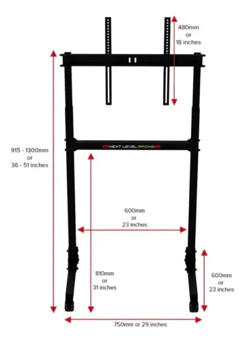 SUPORTE PARA MONITOR NEXT LEVEL RACING - SIM RACING