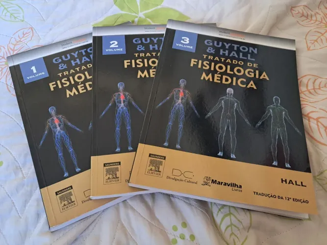 Coleção Guyton & Hall - Tratado de Fisiologia Médica (12ª Ed. - 3 Vol.)