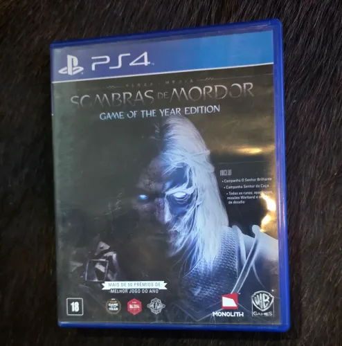 Sombras de Mordor - GOTY ed - Ps4 - Midia Fisica