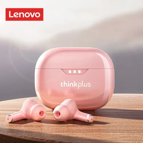 Fone de Ouvido Bluetooth Lenovo LP3 Pro Pink - Original - Novo