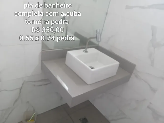 Pia de banheiro