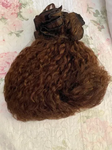 Cabelo humano cacheado
