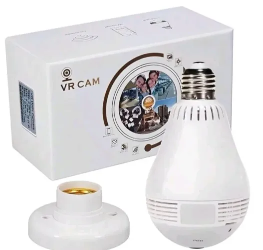Câmera de Segurança Espiã com Visão Noturna 360° Wi-Fi