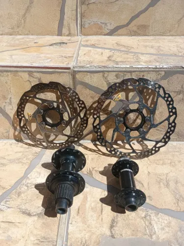 Disco freio 180 e 160 mm Shimano 