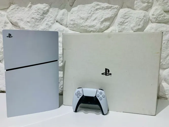 Ps5 slim | 1Tera | caixa branca 