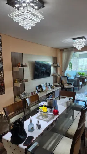 Apartamento no Solar da Vila, 167m2, 3 suites, 2 vagas. Varanda Goumert. Semi mobiliado