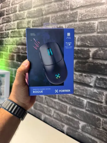 MOUSE GAMER FORTREK ROGUE RGB WIRELESS