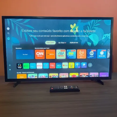 Smart Tv H5000f Hd 32 Polegadas 2025 Preto Samsung Bivolt