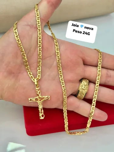 Corrente de ouro 18k 24g Nova | Certificado de garantia | Loja física