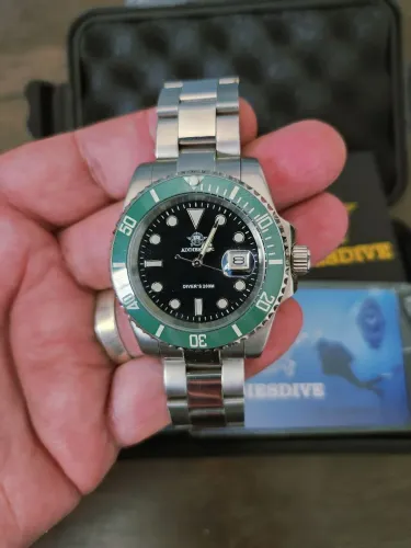 Relógio addies 200mts Miyota Verde