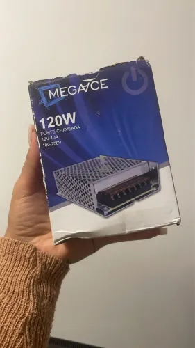 Fonte Chaveada 12v 10a 120w Biv. Colmeia Mega Ace