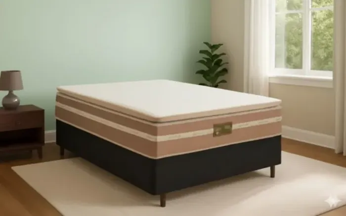 Oferta base com colchão molas ensacadas e pillow para alto conforto 