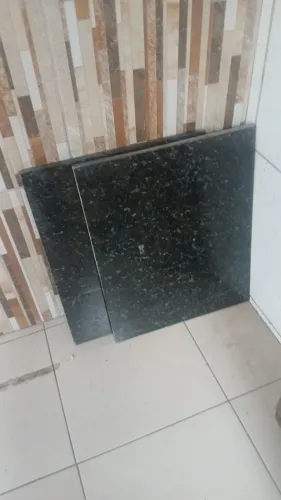 2 prateleira de granito negro novas