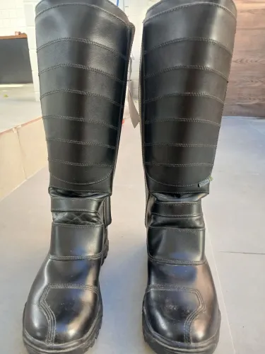 Bota de motociclista Arroyo de couro
