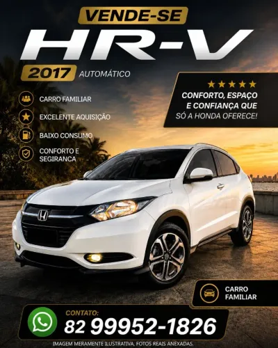 Honda HR-V EXL 1.8 Flexone 16V 5P Aut. 2017
