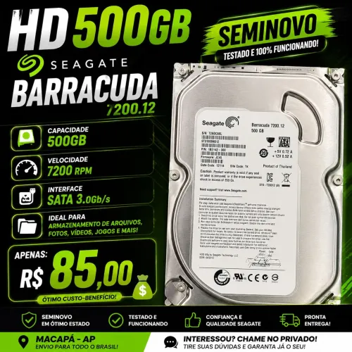HD 500GB SEAGATE
