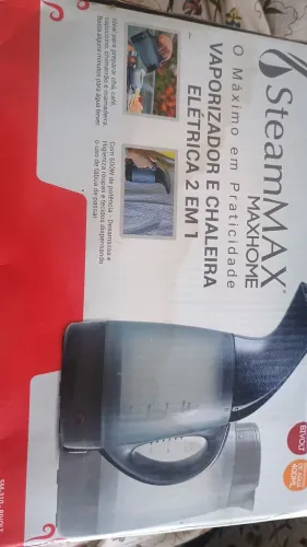 Vaporizador e chaleira elétrica  steamMax