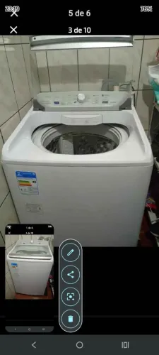 Máquina de lavar 17kg Panasonic nova