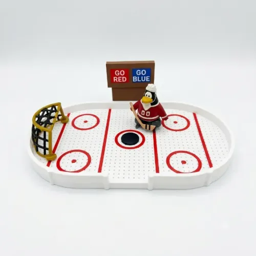 Mini Air Hockey Club Penguin - Cenário - Ice Rink