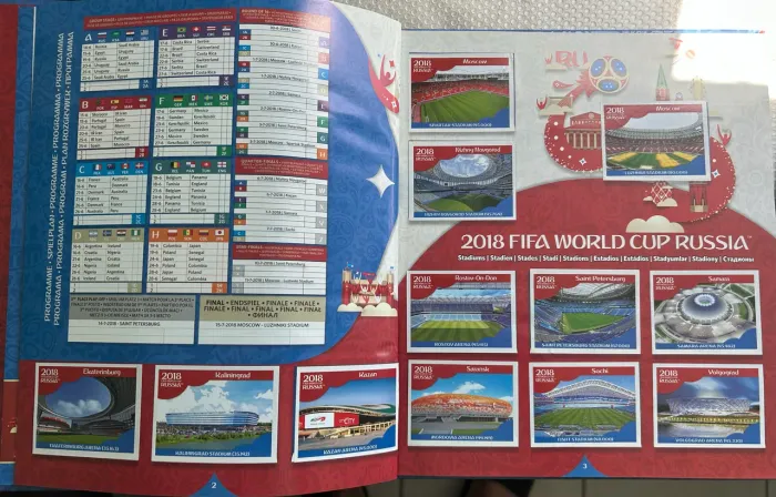 Álbum completo Fifa world Cup Russia 2018 conservadíssimo