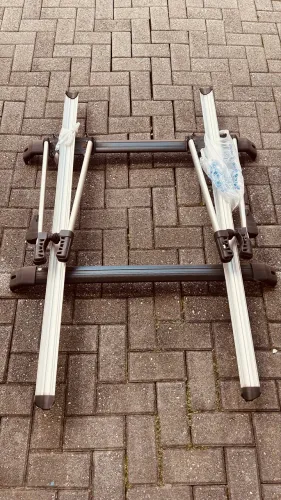 Rack de Teto Kiussi Completo + Suporte para 2 Bicicletas + Jeep Compass