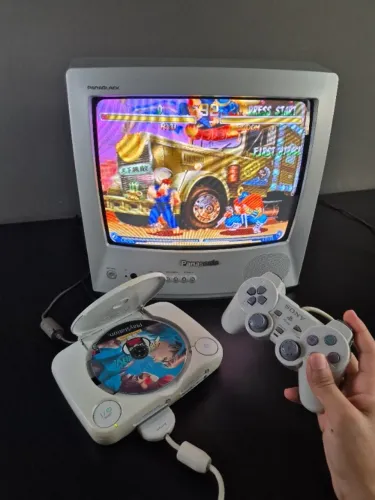 Console Sony (PS ONE) PlayStation One + Controle + Street Fighter