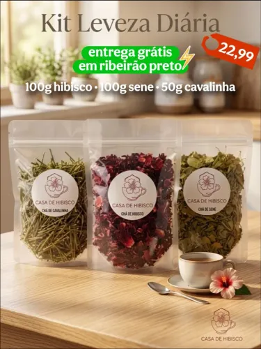 Kit chás naturais a granel com entrega grátis em ribeirão preto !