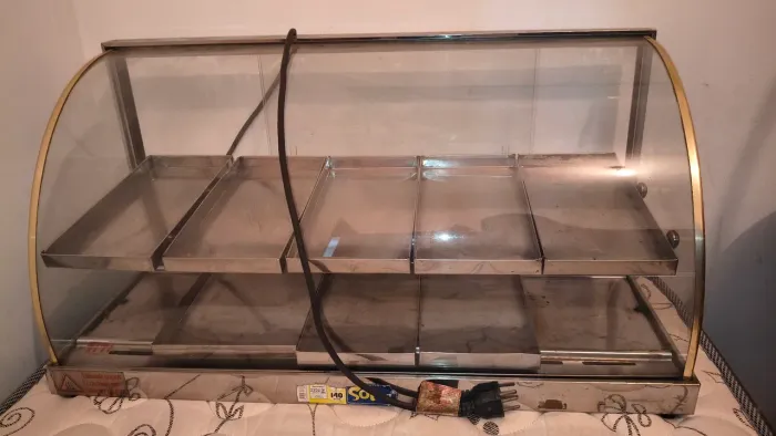 Estufa Expositora de Salgados em Inox