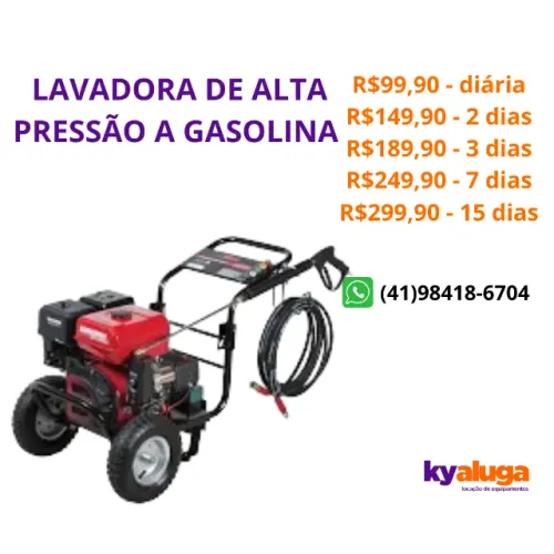 aluguel de lavadora de alta pressao" no Brasil