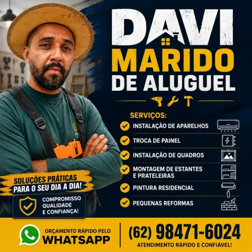 Marido de Aluguel atendimento Goiânia e região