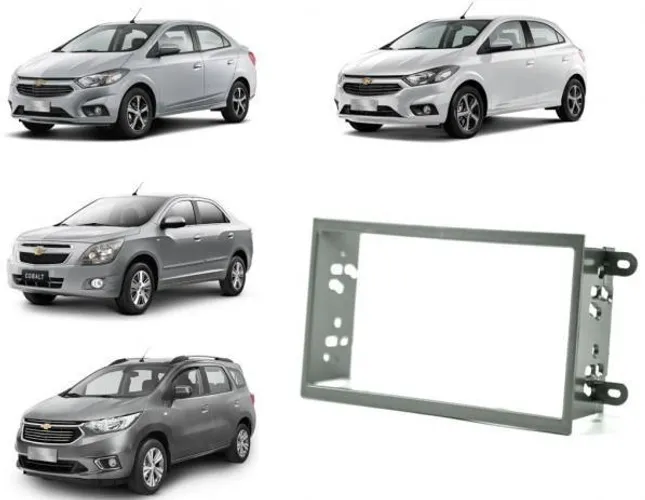 Moldura Chevrolet Cobalt Spin Onix Prisma 2din