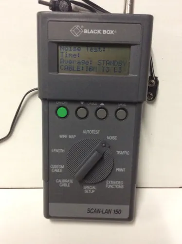 Scanner analisador de cabo de redes black bom