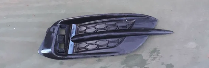 Moldura parachoque traseiro honda civic lado direito 2019