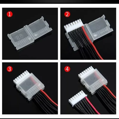 5 Capa Protetora Para cabo de balanceamento jst-xh da bateria 3s