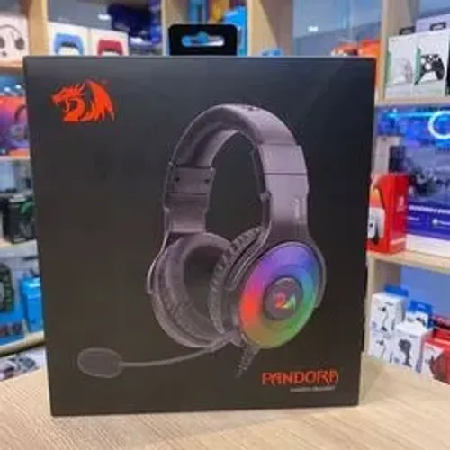 Headset Redragon Pandora RGB Preto - Loja Física | Até 5x Sem Juros