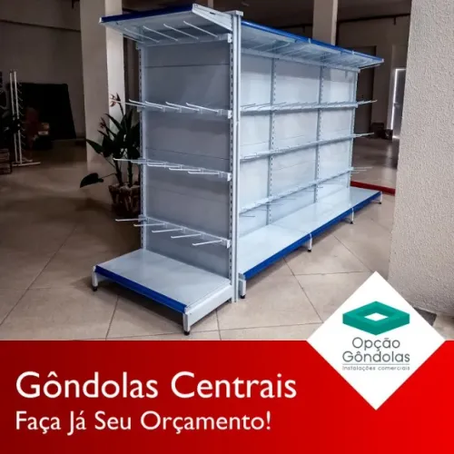 Gôndolas e Prateleiras Novas.