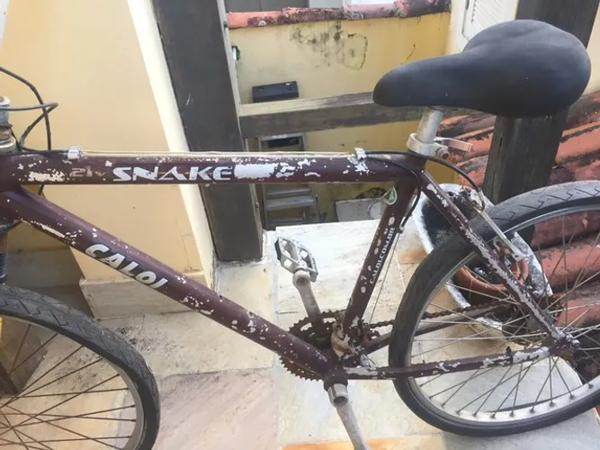 bicicleta caloi aro 26 aluminium quadro pedais aro guidon 