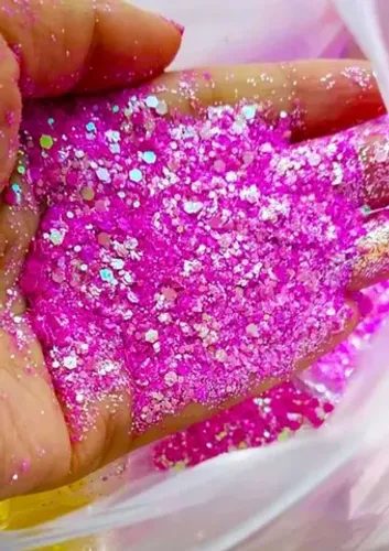 Glitter Holográfico Flocado para Artesanato 