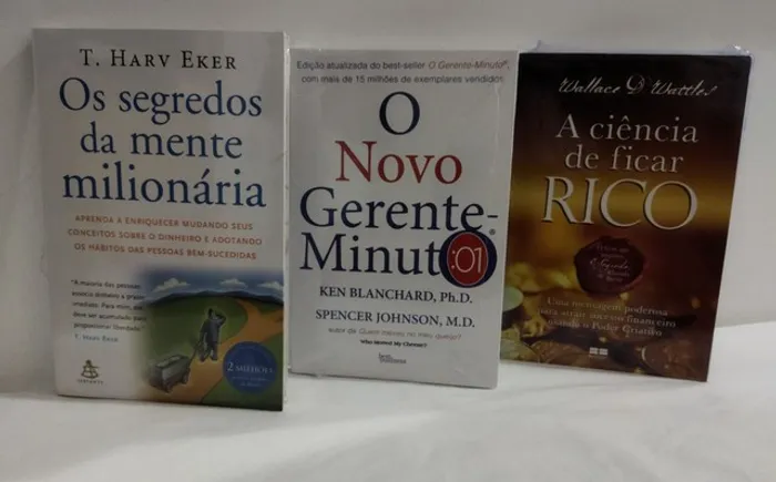 O novo gerente minuto A Ciência de ficar rico Os segredos da mente milionária