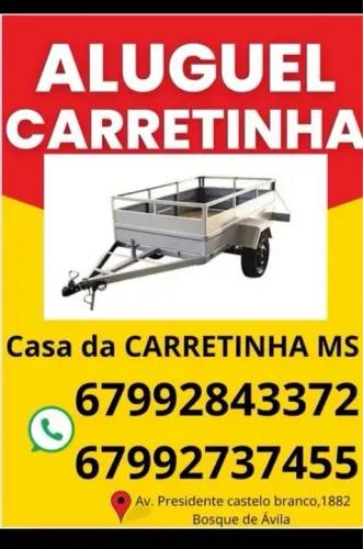 Aluguel de reboque / carretinha